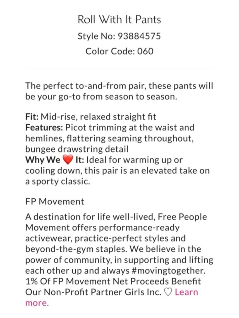 🚩🚩2-DAY SALE!🚩🚩 NwT’s-$100 FREE PEOPLE Roll With It Pants L Relaxed -Gun Metal - Picture 7 of 8